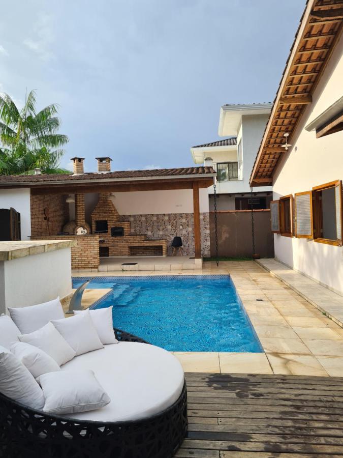 Linda Casa Em Ubatuba Condominio Fechado 外观 照片